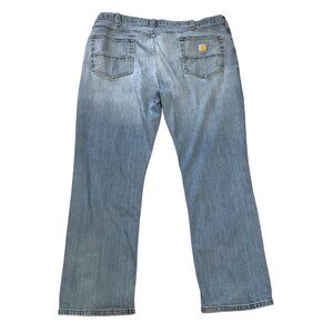 Carhartt Relaxed Fit Jeans Sz 42 x 30 Medium Rinse Casual Streetwear Denim Mens
